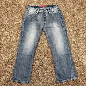 Rock and Roll Denim Men's Double Barrel Relaxed Straight Leg Jeans 36x30